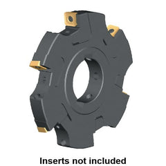 Kennametal - Arbor Hole Connection, 0.461" Cutting Width, 1.3386" Depth of Cut, 125mm Cutter Diam, 1.5748" Hole Diam, 8 Tooth Indexable Slotting Cutter - KSSM Toolholder, SD.T 1204.. Insert, Left Hand Cutting Direction - Exact Tooling