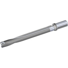 Kennametal - Series KSEM Plus, Head Connection FDS28, 8xD, 1-1/2" Shank Diam, Drill Body - SSF Toolholder, 26.49mm Nose Diam, 378.26mm OAL, 283.01mm Drill Body Length, 226.01mm Flute Length, Weldon Flat Shank, Through Coolant - Exact Tooling