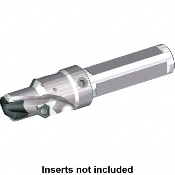 Kennametal - 15.88 to 18mm Diam, 1xD, 18mm Max Depth, 3/4" Shank Diam, 107.95mm OAL, Replaceable Tip Drill - KSEM0625, TPGX 1102ZPR Insert, 1 Seat Size, KSEM Toolholder, Series KSEM Chamfer - Exact Tooling