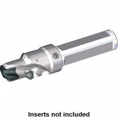 Kennametal - 15.88 to 18mm Diam, 1xD, 18mm Max Depth, 3/4" Shank Diam, 107.95mm OAL, Replaceable Tip Drill - KSEM0625, TPGX 1102ZPR Insert, 1 Seat Size, KSEM Toolholder, Series KSEM Chamfer - Exact Tooling