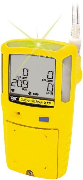 BW Technologies by Honeywell - Visual, Vibration & Audible Alarm, LCD Display, Multi-Gas Detector - Monitors LEL & Oxygen, -20 to 50°C Working Temp - Exact Tooling