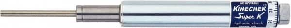 Deschner - 4" Stroke Length, 5 Lb Min Operating Force, Extra Fast Linear Motion Speed Controller - 14.03" OAL, 1,200 Max psi, 135°F Max - Exact Tooling