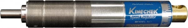 Deschner - 1/2" Stroke Length, 5 Lb Min Operating Force, Standard Linear Motion Speed Controller - 6.33" OAL, 1,200 Max psi, 135°F Max - Exact Tooling