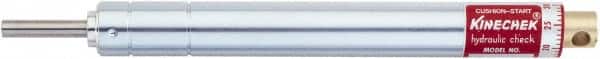 Deschner - 1" Stroke Length, 5 Lb Min Operating Force, Standard Linear Motion Speed Controller - 7.83" OAL, 1,200 Max psi, 135°F Max - Exact Tooling
