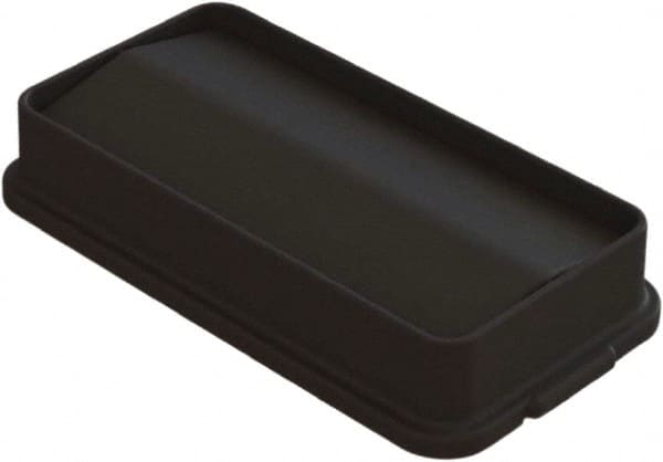 O-Cedar - Rectangle Lid for Use with 23 Gal Rectangular Trash Cans - Black, Plastic, For O-Cedar 6823 - Exact Tooling