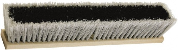 O-Cedar - 24" Medium Duty Synthetic Push Broom - 3-1/4" Bristle Length, Wood Block, Bolt-On Handle Connection, Handle Sold Separately - Exact Tooling