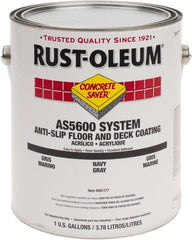 Rust-Oleum - 1 Gal Navy Gray Gloss Finish Antislip Coating - 60 to 70 Sq Ft per Gal, Interior/Exterior - Exact Tooling