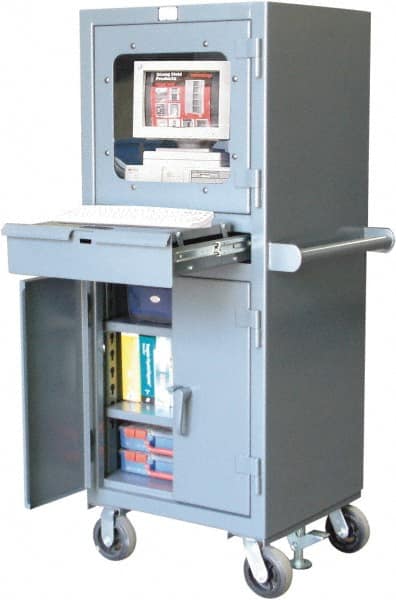 Strong Hold - Computer Cabinets Type: Mobile Computer Cabinet Width (Inch): 26 - Exact Tooling
