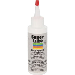 Synco Chemical - 4 oz Bottle Synthetic with PTFE Lubricant - Translucent White, -45°F to 450°F, Food Grade - Exact Tooling