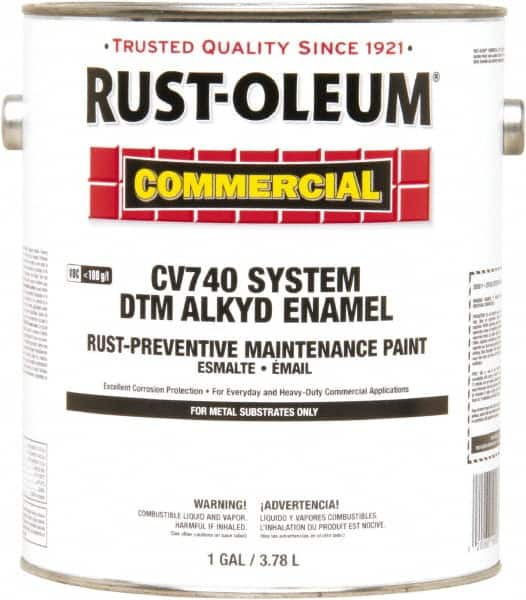 Rust-Oleum - 128 oz Red Paint Powder Coating - 265 to 440 Sq Ft Coverage - Exact Tooling