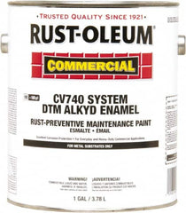 Rust-Oleum - 128 oz Red Paint Powder Coating - 265 to 440 Sq Ft Coverage - Exact Tooling