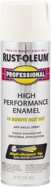 Rust-Oleum - Almond (Color), Gloss, Rust Proof Enamel Spray Paint - 14 Sq Ft per Can, 15 oz Container, Use on Multipurpose - Exact Tooling