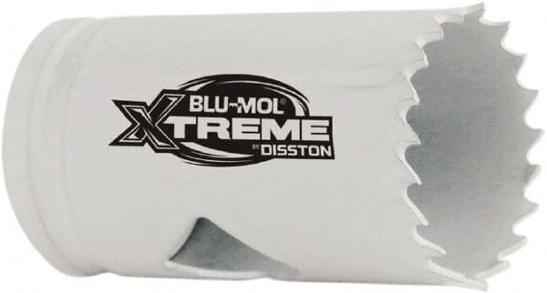 Disston - 5" Diam, 1-7/8" Cutting Depth, Hole Saw - Bi-Metal Saw, Toothed Edge - Exact Tooling