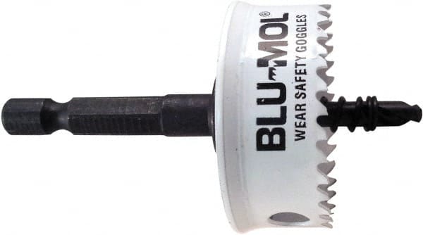 Disston - 5/8" Diam, 1/2" Cutting Depth, Hole Saw - Bi-Metal Saw, Toothed Edge - Exact Tooling