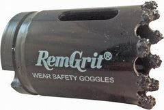 Disston - 20mm Diam, 1-7/16" Cutting Depth, Hole Saw - Carbide Grit Saw, Gulleted Edge - Exact Tooling