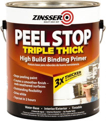 Rust-Oleum - 1 Gal White Peel Stop Primer - 50 to 200 Sq Ft Coverage, <100 gL Content, Quick Drying, Interior/Exterior - Exact Tooling