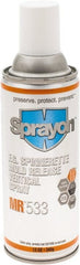 Sprayon - 12 Ounce Aerosol Can, Clear, General Purpose Mold Release - Food Grade, Silicone Composition - Exact Tooling