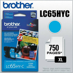 Brother - Cyan Ink Cartridge - Use with Brother MFC-5890CN, 5895CW, 6490CW, 6890CDW - Exact Tooling