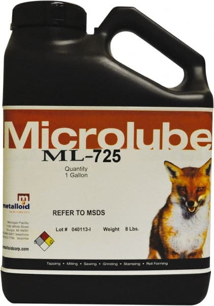 Metalloid - Microlubricant ML-725, 55 Gal Drum Cutting & Sawing Fluid - Straight Oil - Exact Tooling
