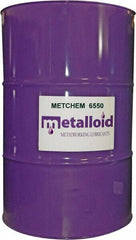 Metalloid - MetChem 6550, 55 Gal Drum Cutting Fluid - Synthetic - Exact Tooling