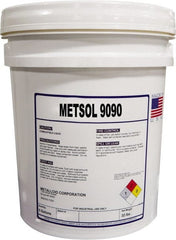 Metalloid - Metsol 9090, 55 Gal Drum Cutting Fluid - Water Soluble - Exact Tooling