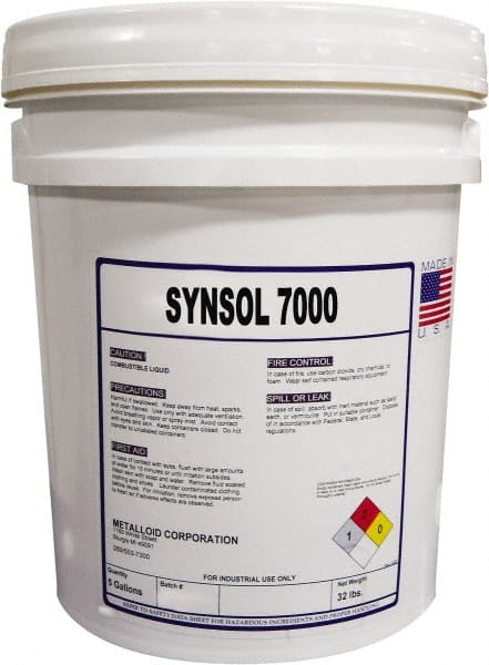 Metalloid - SynSol 7000, 55 Gal Drum Cutting Fluid - Semisynthetic - Exact Tooling