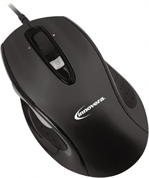 innovera - Black Mouse - Use with Mac OS X 10.4-10.7, Windows 98SE, Windows 2000, Windows XP, Windows Vista, 7 - Exact Tooling
