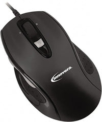 innovera - Black Mouse - Use with Mac OS X 10.4-10.7, Windows 98SE, Windows 2000, Windows XP, Windows Vista, 7 - Exact Tooling