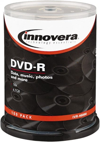 innovera - DVD-R Discs - Use with CD, DVD Drives - Exact Tooling
