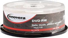 innovera - DVD-RW Discs - Use with CD, DVD Drives - Exact Tooling
