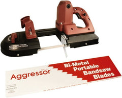 Disston - 3' 8-7/8" Long x 0.02" Thick, 18 Teeth per Inch, Portable Band Saw Blade - Bi-Metal Blade, High Speed Steel Teeth, Toothed Edge - Exact Tooling