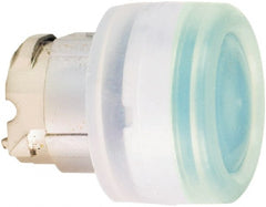 Schneider Electric - 22mm Mount Hole, Flush, Pushbutton Switch Only - Round, Green Pushbutton, Nonilluminated, Momentary (MO) - Exact Tooling