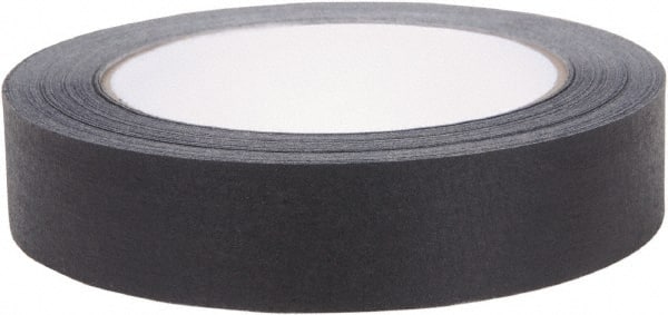 Duck - 15/16" Wide x 60 Yd Long Black Poly-Coated Paper Masking Tape - Series 240574 - Exact Tooling