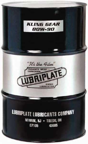 Lubriplate - 55 Gal Drum, Mineral Gear Oil - 25°F to 310°F, 816 SUS Viscosity at 100°F, 89 SUS Viscosity at 210°F, ISO 150 - Exact Tooling