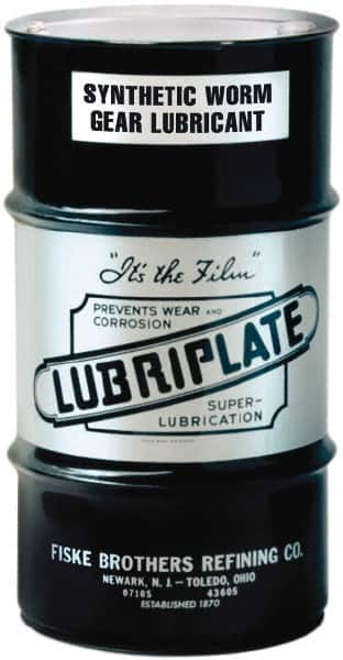 Lubriplate - 16 Gal Drum, Synthetic Gear Oil - 450°F, 2191 SUS Viscosity at 100°F, ISO 460 - Exact Tooling