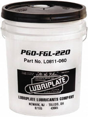 Lubriplate - 5 Gal Pail, Synthetic Gear Oil - 6°F to 443°F, 227 St Viscosity at 40°C, 42 St Viscosity at 100°C, ISO 220 - Exact Tooling