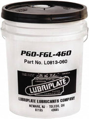 Lubriplate - 5 Gal Pail, Synthetic Gear Oil - 17°F to 443°F, 477 St Viscosity at 40°C, 83 St Viscosity at 100°C, ISO 460 - Exact Tooling