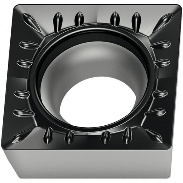 Walter - SCMT32.52 RP4 Grade WPP30S Carbide Turning Insert - 90° Square, 3/8" Inscr Circle, 5/32" Thick, 1/32" Corner Radius - Exact Tooling