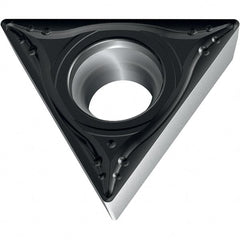 Walter - TCMT32.51 MP4 Grade WPP10S Carbide Turning Insert - 60° Triangle, 3/8" Inscr Circle, 5/32" Thick, 1/64" Corner Radius - Exact Tooling