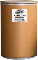 Lubriplate - 325 Lb Drum Light Blue Launch Basecoat - 122 to 500 Sq Ft Coverage, Wax - Exact Tooling