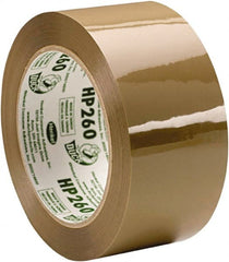 Duck - 1-7/8" x 60 Yd Tan Acrylic Adhesive Packaging Tape - Polypropylene Film Backing, 3.1 mil Thick, 35 Lb Tensile Strength, Series DUC - Exact Tooling