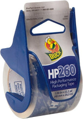 Duck - 1-7/8" x 22.2 Yd Clear Acrylic Adhesive Packaging Tape - Polyethylene Film Backing, 3.1 mil Thick, 35 Lb Tensile Strength, Series DUC - Exact Tooling