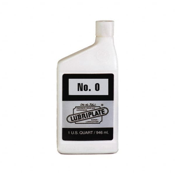 Lubriplate - 1 Qt Bottle Mineral Multi-Purpose Oil - SAE 5W, ISO 7-10, 56 SUS at 100°F - Exact Tooling