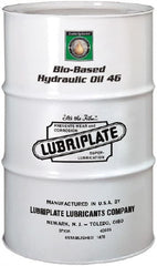 Lubriplate - 55 Gal Drum Botanical Hydraulic Oil - SAE 20, ISO 46, 43.8 cSt at 40°C & 9.67 cSt at 100°C - Exact Tooling
