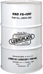 Lubriplate - 55 Gal Drum, Synthetic Seamer Oil - SAE 40, ISO 100, 106.7 cSt at 40°C, 13.9 cSt at 100°C, Food Grade - Exact Tooling