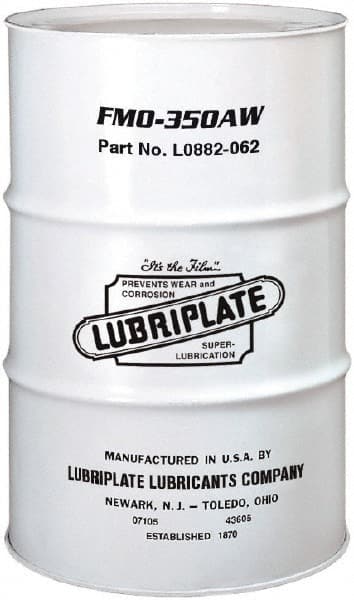 Lubriplate - 55 Gal Drum, Mineral Multipurpose Oil - SAE 20, ISO 68, 64.61 cSt at 40°C, 8.52 cSt at 100°C, Food Grade - Exact Tooling