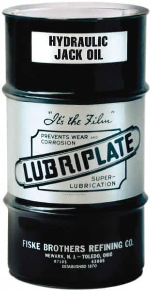 Lubriplate - 16 Gal Drum, Mineral Hydraulic Oil - SAE 10, ISO 32, 31 cSt at 40°C, 6 cSt at 100°C - Exact Tooling