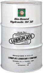 Lubriplate - 55 Gal Drum Botanical Hydraulic Oil - SAE 10, ISO 32, 30.87 cSt at 40° & 6.9 cSt at 100°C - Exact Tooling