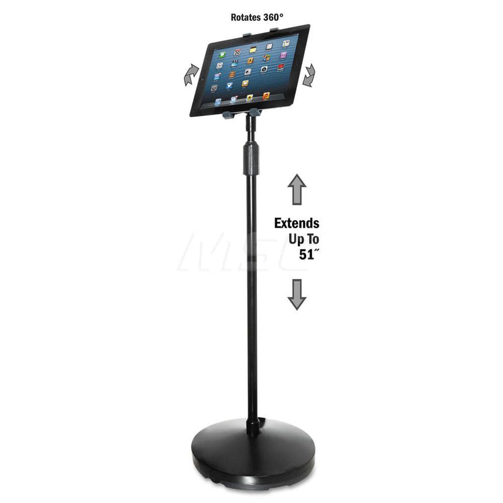 Kantek - Office Machine Supplies & Accessories; Office Machine/Equipment Accessory Type: Floor Stand ; For Use With: All Tablets ; Color: Black - Exact Tooling