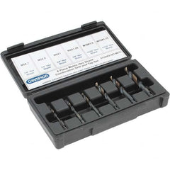 Value Collection - Metric, High Speed Steel Combination Drill and Tap Set - 6 Piece Set - Exact Tooling